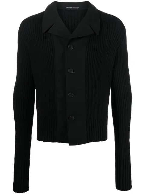 Yohji Yamamoto blazer-style wool cardigan Black HMJ15800