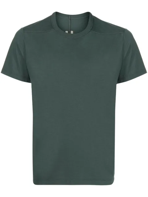 Rick Owens solid-color knit T-shirt Green RU02B2265JA