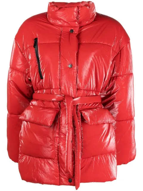 Baum Und Pferdgarten padded funnel neck jacket Red 22534
