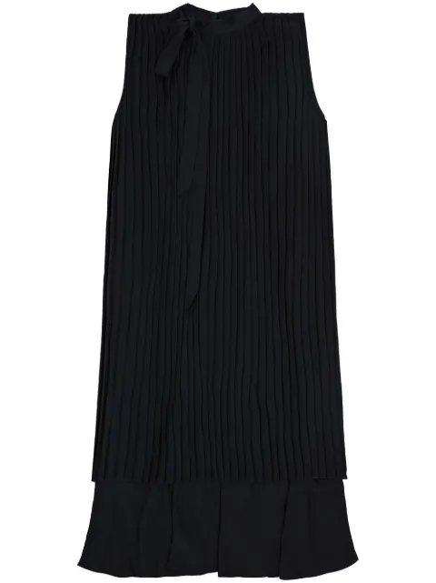 MM6 Maison Margiela layered sleeveless dress Black S52CT0765S43455