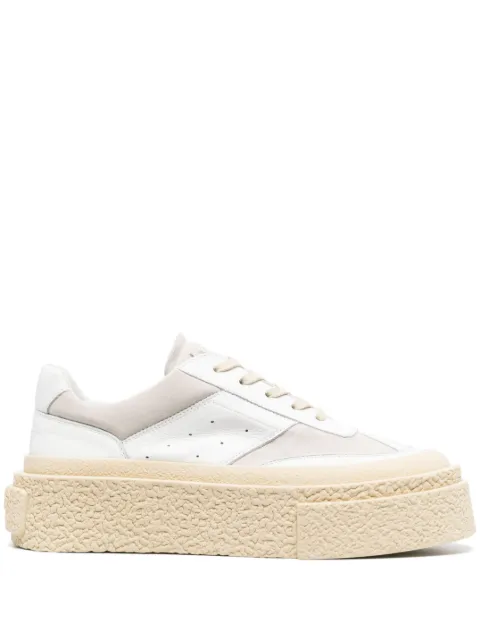MM6 Maison Margiela chunky flatform sneakers White S59WS0190P0673