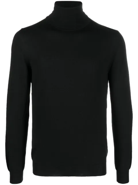Zanone roll neck jumper Black 811938Z0290