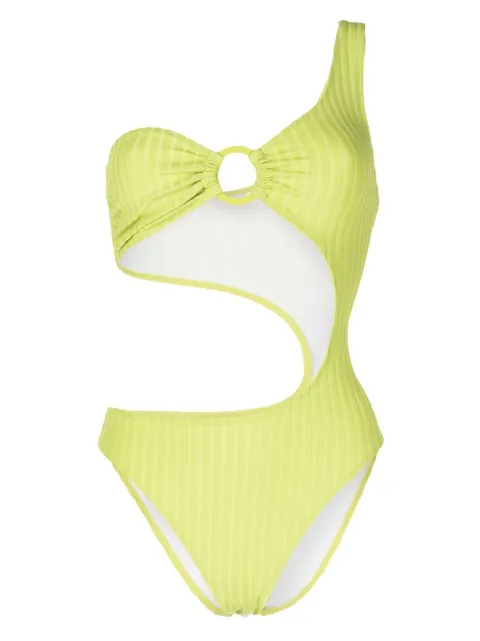 Solid & Striped The Astrid ribbed one-piece Green SU221055KIWS