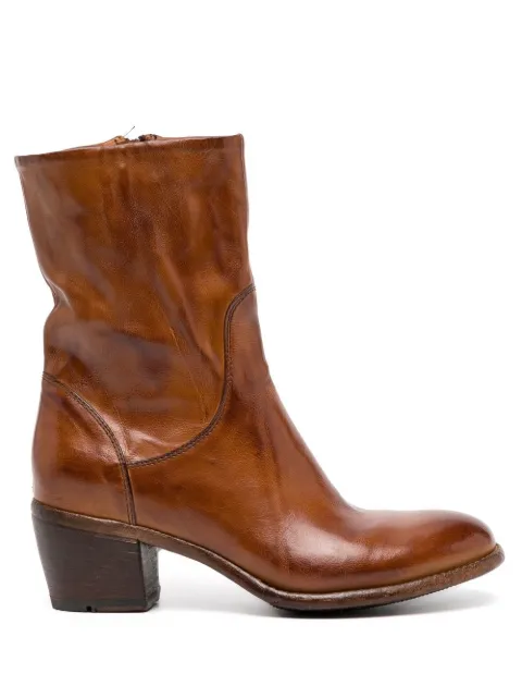 Madison Maison ankle-length side-zip boots Brown AH26A