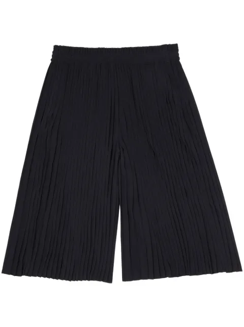 MM6 Maison Margiela pleated knee-length shorts Black S52MU0099S43455
