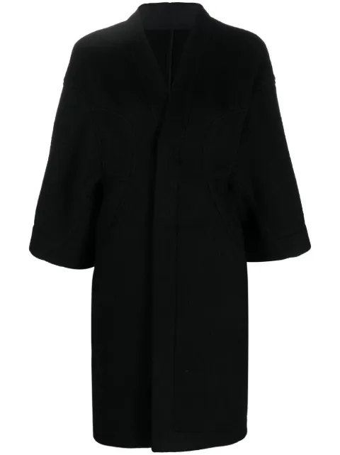 Rick Owens wool single-breasted coat Black RP02B6907WF