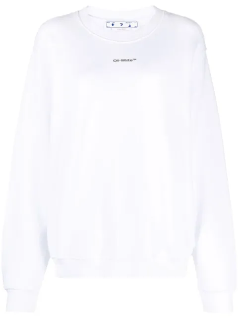 Off-White tie-dye Arrow relaxed sweatshirt White OWBA055F22JER0030184