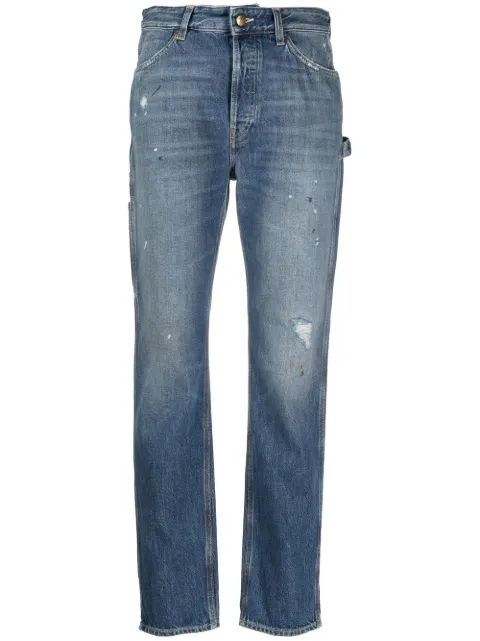 Washington Dee Cee ripped-detail straight-leg jeans Blue PCWW0091