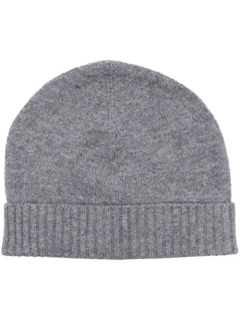 Liska ribbed-edge beanie hat Grey 2211101