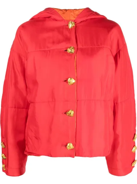 A.N.G.E.L.O. Vintage Cult 1980s padded hooded jacket Red ANG350KB