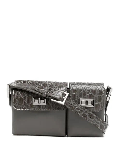 BY FAR Baby Billy crossbody bag Grey 22PFBBYBCEMCSPLSMA