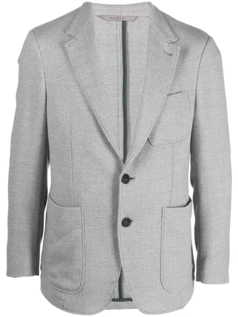 Canali single-breasted wool blazer Grey CX03971E31003