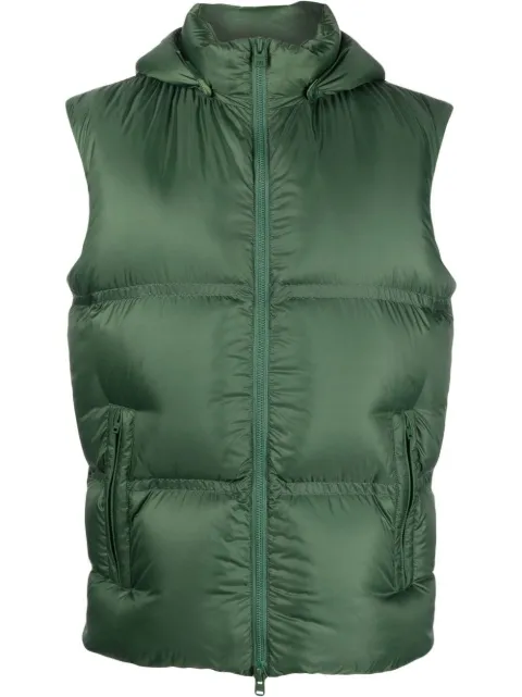 Herno padded zip-up gilet Green PI000876U12361