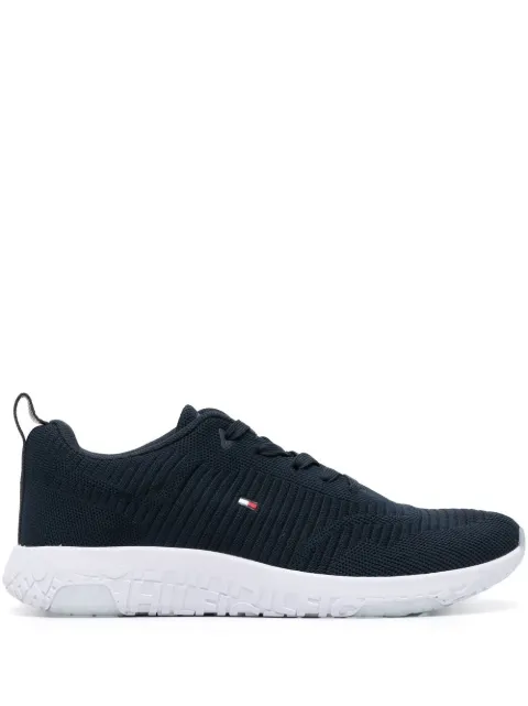 Tommy Hilfiger ribbed texture sneakers Blue FM0FM02838