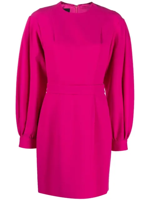 Giovanni Bedin balloon-sleeved fitted dress Pink 501605TE5742