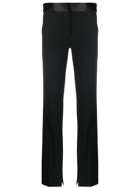 Stella McCartney satin-band wool-blend trousers Black 6400243AU701
