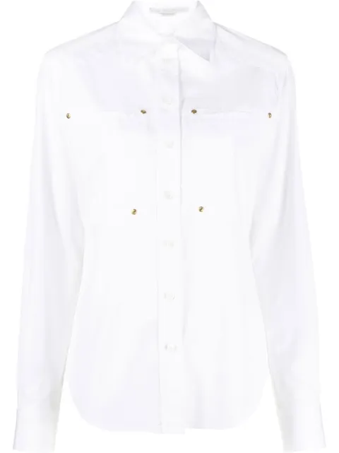 Stella McCartney patch-pocket workwear shirt White 620010SMA90