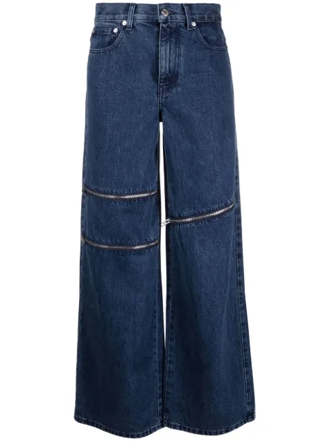 Helmut Lang zip-detail denim jeans Blue M05DW204