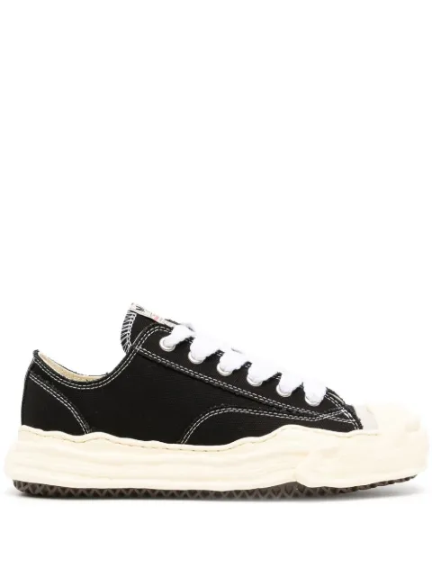Maison MIHARA YASUHIRO lace-up low-top sneakers Black A09FW734