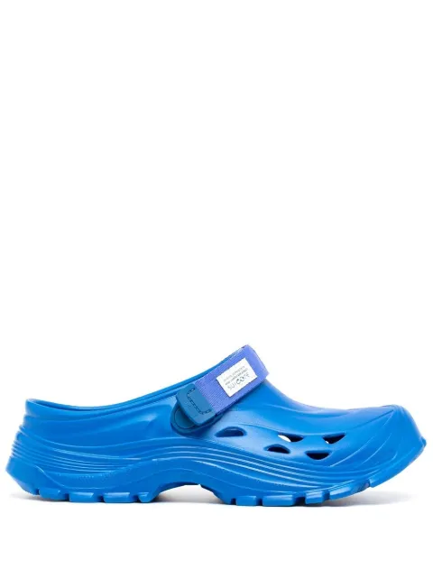 Suicoke MOK touch-strap mules Blue OGINJ101