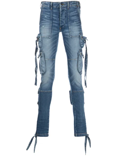 AMIRI skinny cargo jeans Blue PF22MDF003479