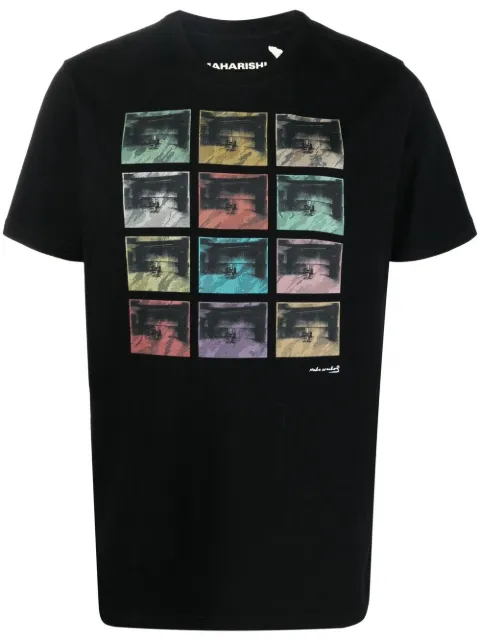 Maharishi graphic-print short-sleeve T-shirt Black 9933