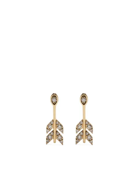Sydney Evan 14kt yellow gold arrow stud earrings Gold EJP2644Y
