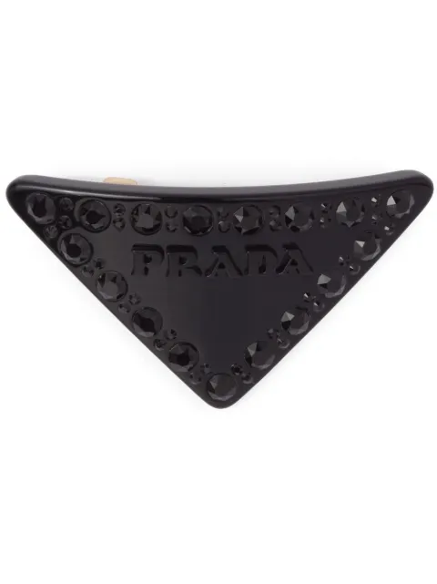 Prada triangle-logo hair clip Black 1IF0902CD0