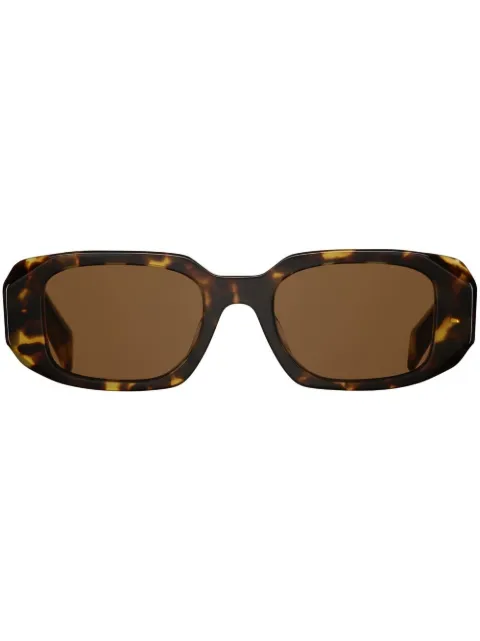 Prada Eyewear Symbole rectangular-frame sunglasses Brown SPR17WCA051EVAU