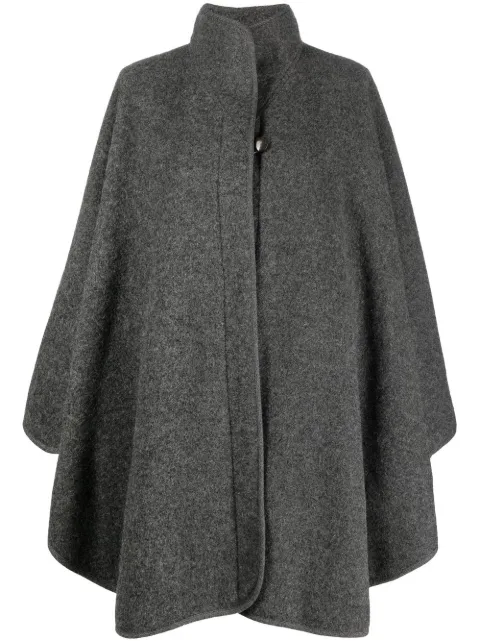 A.N.G.E.L.O. Vintage Cult 1970s stand-up collar cape Grey ANG450RCK