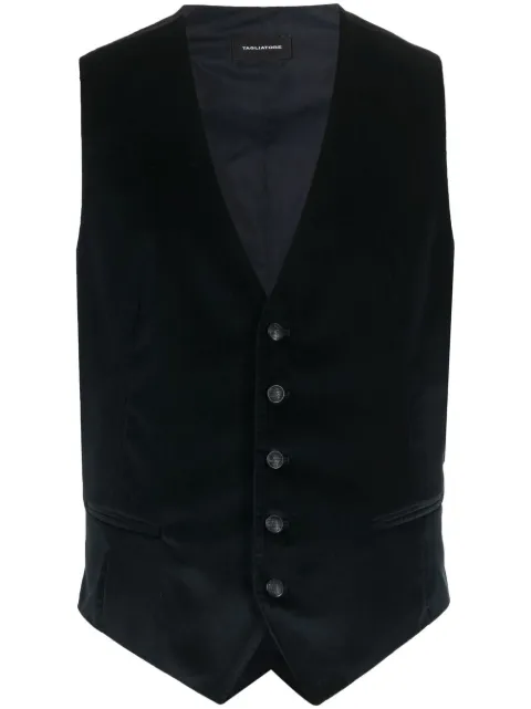 Tagliatore single-breasted panelled waistcoat Blue BRIANF800007V
