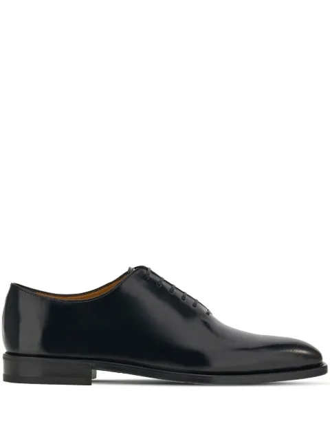 Ferragamo calf leather Oxford shoes Black 760172