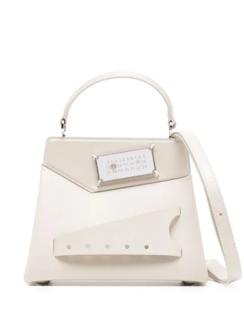 Maison Margiela Snatched leather shoulder bag Neutrals S56WG0168P4745