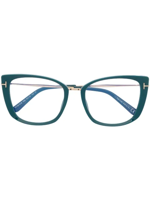TOM FORD Eyewear cat-eye frame optical glasses Blue TF5816B