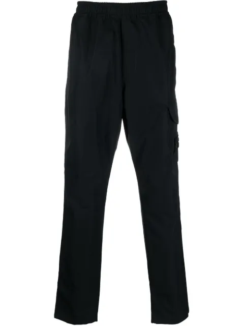 Stone Island Compass-patch cargo trousers Black 7715320F1