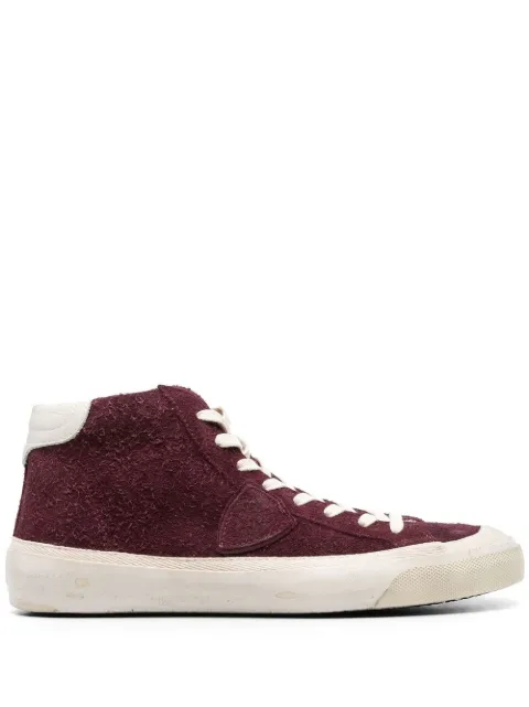 Philippe Model Paris Plaisir high-top sneakers Red PAHUSX09