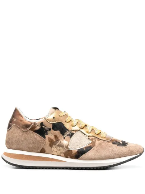 Philippe Model Paris TRPX suede sneakers Neutrals TZLDFC02