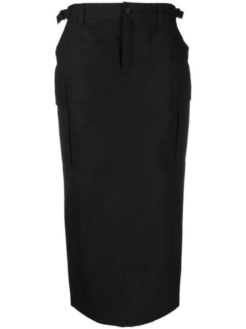 WARDROBE.NYC striped skirt Black W2064R11