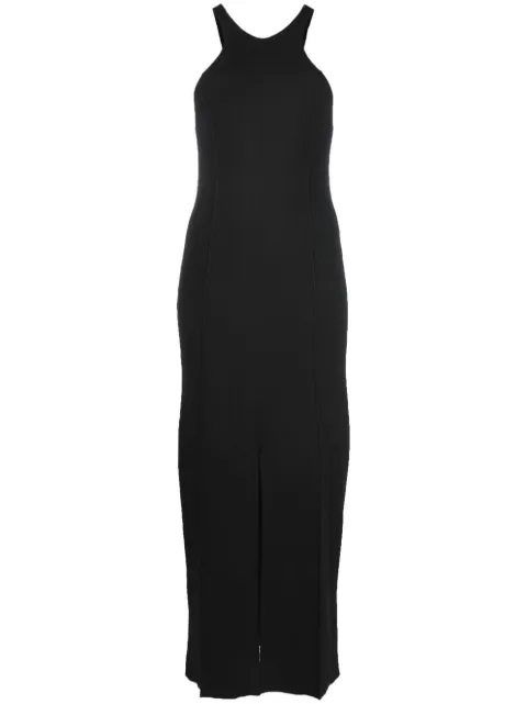 Nanushka sleeveless fitted midi dress Black NW23RSDR00899