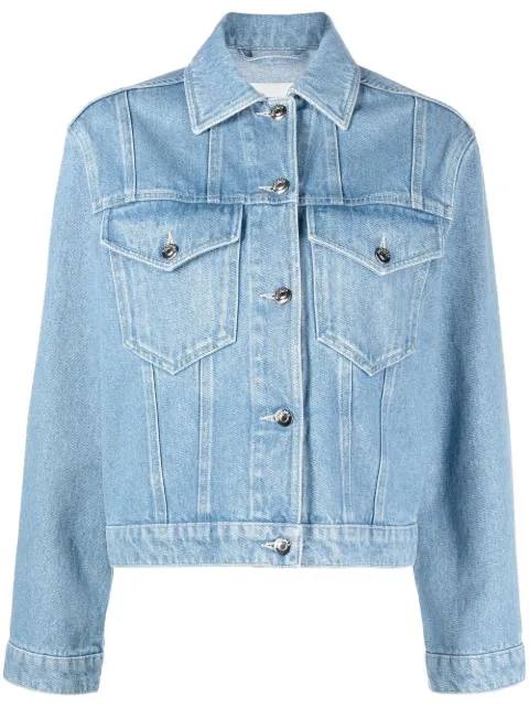 Nanushka light wash denim jacket Blue NW23RSOW01152