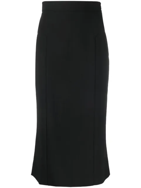 Alberta Ferretti high-waisted pencil skirt Black A01346621
