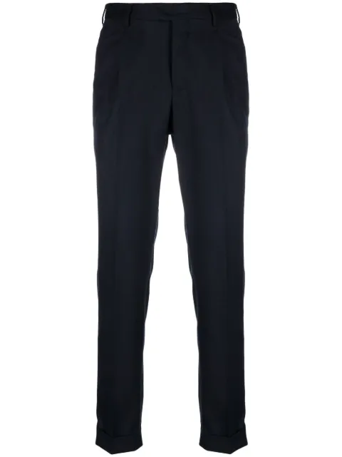 PT Torino low-rise tapered tailored trousers Blue COAFMAZA0CL1CM13
