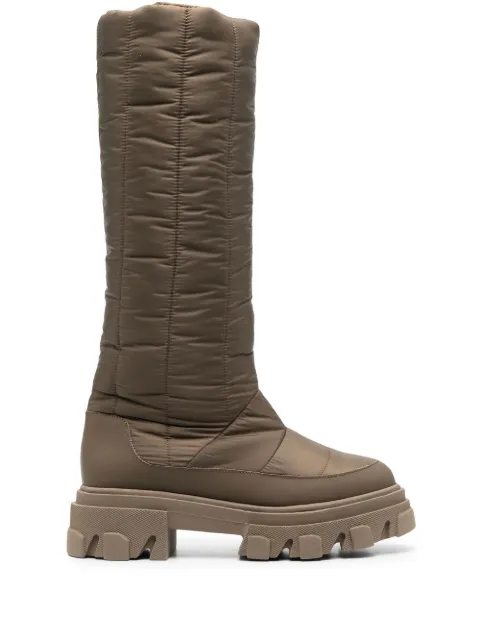 GIABORGHINI Gia 19 padded boots Brown GIA19SKI3500