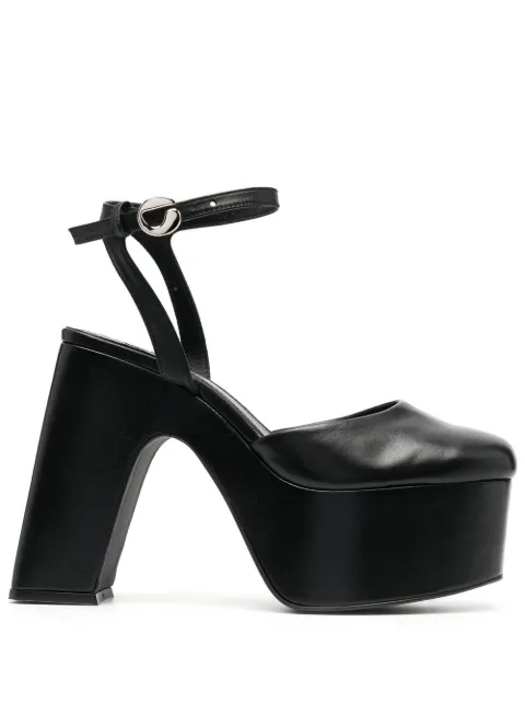 Coperni Bridge platform pumps Black COPSH20474