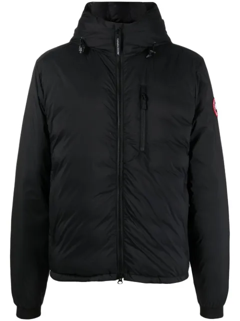 Canada Goose Lodge hooded down-filled jacket Black 5078M