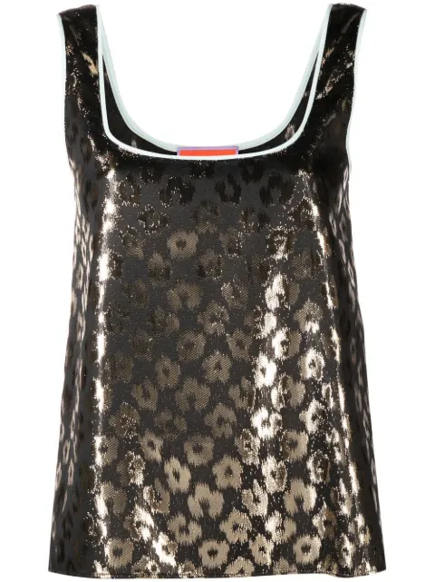 La DoubleJ Twirl sleeveless top Black TOP0085JAC041LEC0001