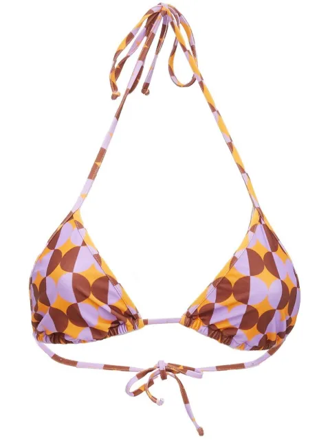 La DoubleJ triangle bikini top Orange SWI0003LYC001MEZ0003