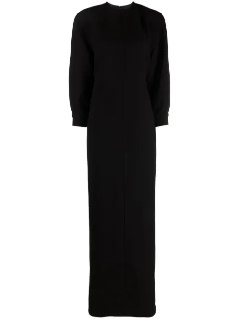 Saint Laurent open-back maxi dress Black 706938Y7E41