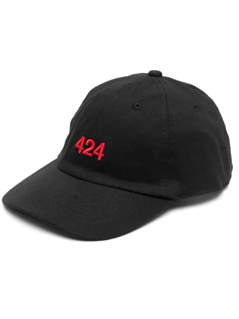 424 logo-embroidered cap Black 33424L01RX226590