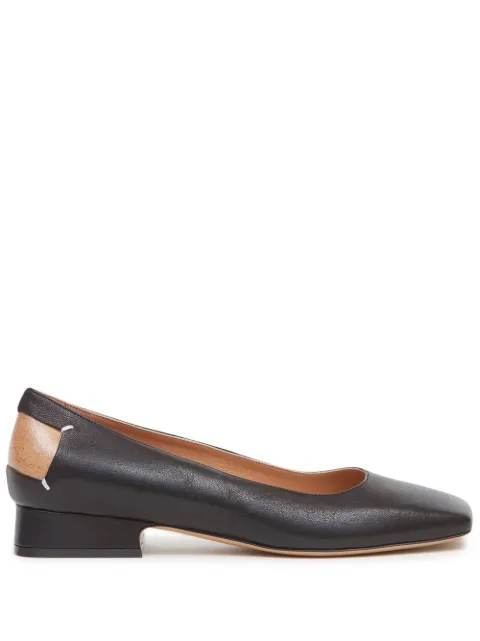 Maison Margiela Décortiqué four-stitch ballerina shoes Black S58WZ0115P3753